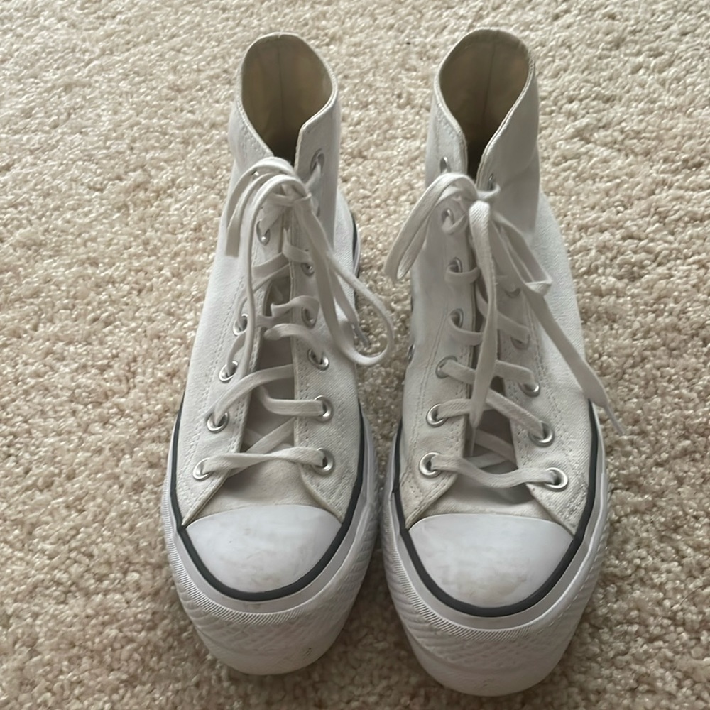 White high top converse